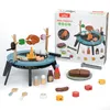 Outdoor-Spielküche Kindergrill Outdoor Holz, BBQ Produktbild-Vorschau 1