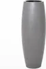 VIVANNO Vase de sol en fibre de verre MAGNUM rond, gris Voir les images du produit 1