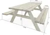 sweeek - Picknicktisch 180 cm Holz, 6 Personen - PANCHINA - Produktbild-Vorschau 2
