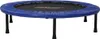 A blue and black mini trampoline is shown against a white background. Podgląd zdjęcia produktu
