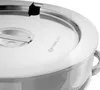 Close-up view of a stainless steel chafing dish lid. Náhľad obrázku produktu