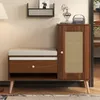 Merax Schuhschrank mit Sitzbank in Rattan-Optik, Produktbild-Vorschau 2