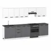 ULWEHOME Küchenmöbel Küchenmöbel-Set Küche Milan 320 cm | Produktbild-Vorschau 3