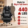 Ergonomischer Chefsessel XXL aus Kunstleder mit Fußstütze Produktbild-Vorschau 5