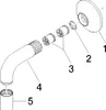 Dornbracht VAIA Wandanschlussbogen, 28450809-28 Produktbild-Vorschau 3