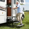 Schodisko pre karavan s zábradlí, 4 schody, nosnosť 300 kg, Náhľad obrázku produktu 8