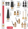 Sada adaptérů na ventily jízdních kol, 21 kusů adaptérů na Náhled obrázku produktu 5