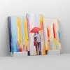 Bild auf Leinwand - Leinwandbild - Liebhaber Regenschirm - Produktbild-Vorschau 4
