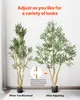 SucceBuy Albero di ulivo artificiale, 1,8 m, con vaso nero, Anteprima dell’immagine prodotto 6