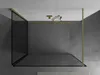 Mexen Kioto Walk-in Duschwand 130x80 cm, Gold, Schwarzes Produktbild-Vorschau 4