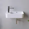 AQUABATOS Hängewaschbecken Keramik Waschtisch Produktbild-Vorschau 7