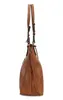 L.CREDI Schultertasche Jana Shopper Cognac hellbraun Produktbild-Vorschau 3