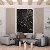 ARTHUB® Leinwandbild 80x120 cm, Black Square Marble | Produktbild-Vorschau 4