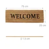 relaxdays 10020176_126 relaxdays Kokosmatte Welcome braun Anteprima dell’immagine prodotto 4