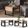 Table basse Vicco Olli Chêne de force doré 92x52.4cm avec Voir les images du produit 2