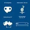 Scheppach Sägekette 5" 030.043.28 | Ersatzkette für Produktbild-Vorschau 2