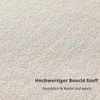 Makika Loungesessel Einzelsofa Lia aus Bouclé in Weiß Produktbild-Vorschau 5