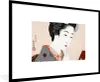 MuchoWow® Gerahmtes Poster Frau - Make-up - Japanisch - Produktbild-Vorschau 1