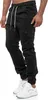 Tazzio Herren Cargohose Regular Fit 16610 Schwarz M Produktbild-Vorschau 1
