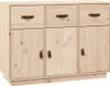 vidaXL Kredens 100x40x75 cm lite drewno sosnowe Podgląd zdjęcia produktu 1