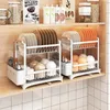 2x Abtropfgestell Geschirrstaender Abtropfständer Produktbild-Vorschau 1
