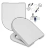 WC Sitz - Toilettensitz - Weiß - 42,5 Cm X 36,8 Cm - Produktbild-Vorschau 2
