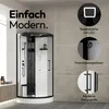 Dusche Komplett Marwell Dampf Duschkabine Spa Round Produktbild-Vorschau 1