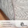 Rikmani Outdoor Teppich rund Wetterfest & UV-beständig für Produktbild-Vorschau 3
