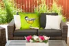 MuchoWow® Outdoor Kissen - Vogel - Kohlmeise - Tiere - Grün Produktbild-Vorschau 5