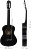 vidaXL Set di 8 pezzi di chitarra classica per principianti Anteprima dell’immagine prodotto 19