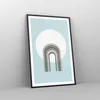 Gerahmtes Poster - Schwarzer Rahmen - Formen Rad Linien - Produktbild-Vorschau 8
