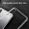 A close-up shot of a transparent phone case on a dark, textured surface. Produktbild-Vorschau