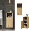 A bathroom cabinet shown in a staged bathroom setting and as standalone product shots. Náhled obrázku produktu