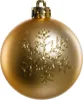 TrendLine Weihnachtskugeln bruchfest, langlebig Ø 6 cm gold Produktbild-Vorschau 2