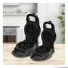 Power XL Waffle Star, 1 Waffel(n), Kreis, Schwarz, 13 cm, Produktbild-Vorschau 2