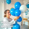 50x balony Ø 35 cm mix biało-niebieskie jako dekoracja na Podgląd zdjęcia produktu 3