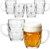 6x Dublin Bierkrug 400ml mit Relief & Henkel Bierhumpen Produktbild-Vorschau 1