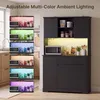 BEALIFE Küchenhochschrank 107x40x172 cm mit Steckdose & Produktbild-Vorschau 6