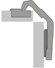 Cerniera per porta a libro HETTICH SENSYS 9930 THS 55 FIX Anteprima dell’immagine prodotto 3