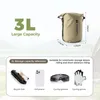 Qunature, bolsa impermeable del 100% para bicicleta, de 3 Vista previa de la imagen del producto 3