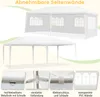 COSTWAY 3x6m Gartenpavillon Partyzelt mit 4 abnehmbaren Produktbild-Vorschau 3