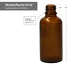 8ks sada miniaturních lahviček Kapátko Jantarové sklo 50ml Náhled obrázku produktu 4