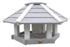 HABAU 2518 Vogelhaus Ottawa mit Silo und Ständer, grau-weiß Produktbild-Vorschau 2