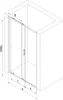 Mexen Exo Duschschiebetür 155 cm, transparent, schwarz - Produktbild-Vorschau 8