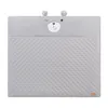 A flat lay of a quilted baby play mat with a bear face design at the top. Produktbild-Vorschau