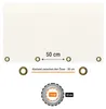 Plandeka materiałowa 5 x 6 m biała 280g|m² Typ 440506 Podgląd zdjęcia produktu 4