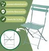 Albatros bistro set 3-dielny zelený - bistro stôl s 2 Náhľad obrázku produktu 3