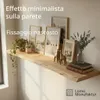 LAMO Staffe per mensole da muro 10 cm 4 pz. nere - Supporti Anteprima dell’immagine prodotto 3