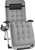 Chaise longue pliable CLOUD réglable en continu - gris Voir les images du produit 1