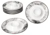 6x Alois Eierbecher mit Ablage Holz-Optik Porzellan Brunch Produktbild-Vorschau 2